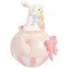 Decoración de conejo Clayre & Eef Blanco Rosa 20x14x20 cm
