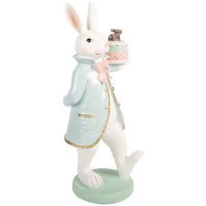 Decoración con conejo y pastel Clayre & Eef...