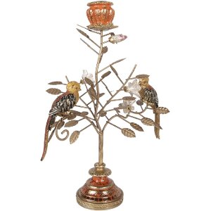 Candelabro con pájaros Clayre & Eef 6PR6038...
