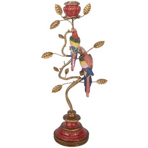 Candelabro con motivos de pájaros Clayre & Eef...