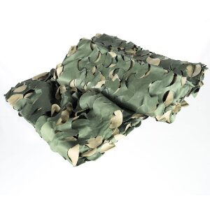 Red de camuflaje 3D hojas Forest Camo Verde 1,5 x 3 m