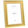 Marco de fotos Deknudt S244 oro 10x15 cm medio ancho con perfil de listón filigrana