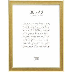 Marco de fotos Deknudt S244 dorado 30x40 cm con...