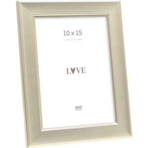 Marco de fotos Deknudt S244 plata 10x15 cm con perfil de...