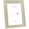 Marco de fotos Deknudt S244 plata 13x18 cm con perfil de madera tallada