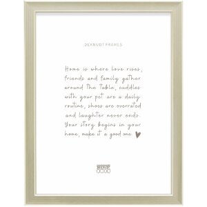 Marco de fotos Deknudt S244 plata 15x20 cm con perfil biselado