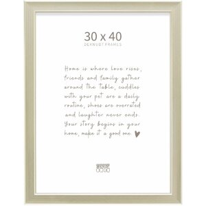 Marco de fotos Deknudt S244 plata 30x40 cm medio ancho...