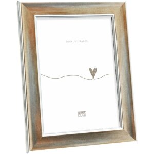 Marco de fotos Deknudt S244 bronce 21x29,7 cm