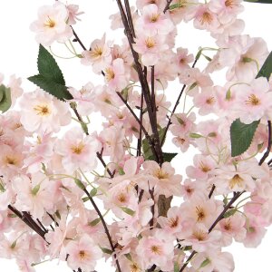 Árbol de flores de cerezo Clayre & Eef 5PL0229 30x30x90 cm Rosa Marrón