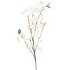 Decoración de ramo con flores Clayre & Eef Blanco y Verde 10x12x90 cm