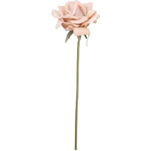 Flor artificial de rosa Clayre & Eef Beige-Verde 10x10x35 cm
