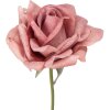 Flor artificial de rosa Clayre & Eef 10x10x35 cm Rosa