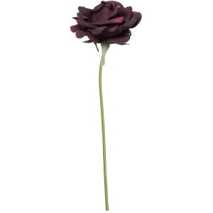 Flor artificial rosa Clayre & Eef Violeta-Verde 10x10x35 cm