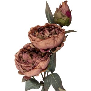 Decoración de ramo con flores Clayre & Eef 16x16x72 cm Rosa Grün