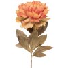 Flor artificial de clavel de Pascua Clayre & Eef 14x14x70 cm Naranja-Verde