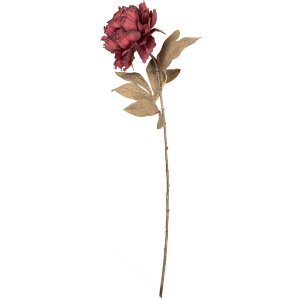 Flor artificial de Pascua Clayre & Eef 5PL0247R Roja 14x14x70 cm