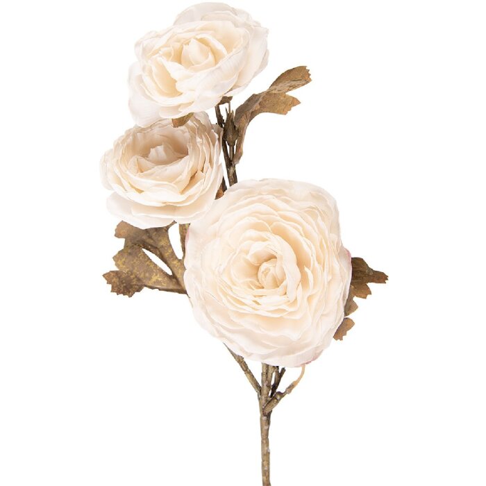 Decoración rama con flores Clayre & Eef 10x12x70 cm