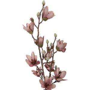 Decoración ramo con flores Clayre & Eef Rosado Marrón 12x15x92 cm