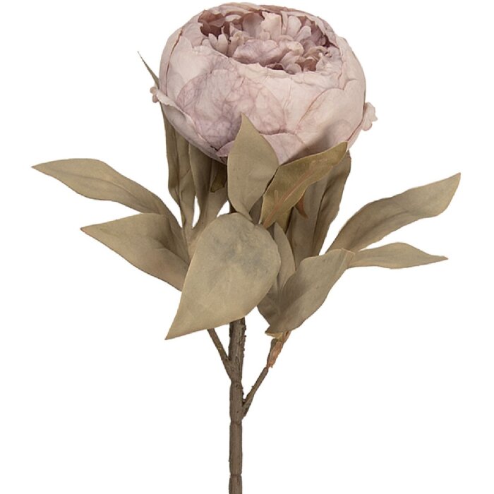 Flor artificial Clayre & Eef 5PL0266BE 11x11x62 cm Violeta-Verde