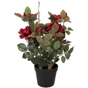 Planta artificial de rosas Clayre & Eef 20x20x55 cm