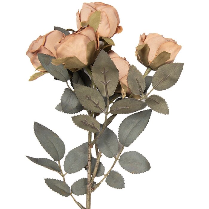 Decoración de rama con flores Clayre & Eef 6PL0416P Marrón-Verde 8x13x43 cm