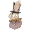 Estatua decorativa de conejo Clayre & Eef Beige 14x12x27 cm