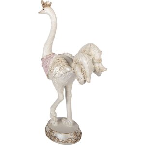 Decoración Ramo Clayre & Eef Blanco suave con tonos rosados 23x11x41 cm