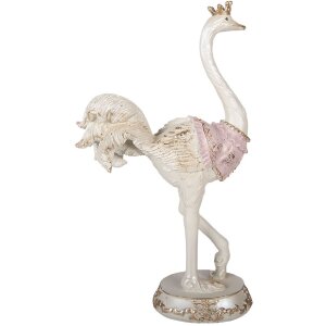 Decoración Ramo Clayre & Eef Blanco suave con tonos rosados 23x11x41 cm