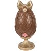Decoración Huevo con Conejo Braun-Gold Ø 12x26 cm Clayre & Eef