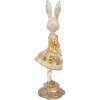 Decoración Conejo Beige-Gold Clayre & Eef Ø 13x36 cm