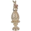 Decoración de Pascua Conejo sobre Huevo Ø 8x28 cm Clayre & Eef