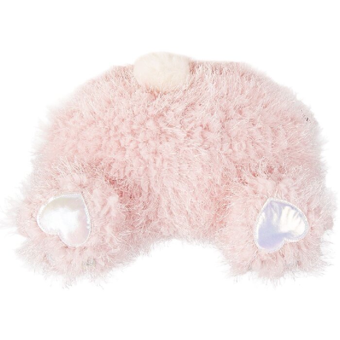 Cojín de peluche en forma de conejo Clayre & Eef Rosa 38x14x27 cm