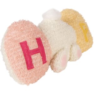 Cojín decorativo conejo Clayre & Eef Blanco Rosa 36x12x20 cm