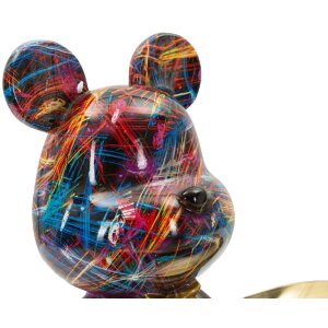 Mauro Ferretti Dekofigur CANE PSYCO mit Tablett Multicolor 22.5cm