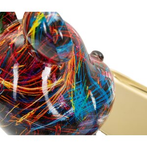 Mauro Ferretti Dekofigur CANE PSYCO mit Tablett Multicolor 22.5cm