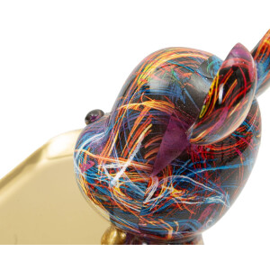 Mauro Ferretti Dekofigur CANE PSYCO mit Tablett Multicolor 22.5cm