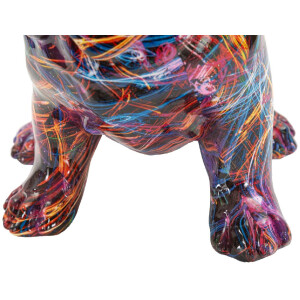 Figura decorativa BULL DOG PSYCO de Mauro Ferretti 21,5x15,5x21 cm