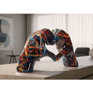 Escultura Mauro Ferretti LOVER PSYCO 25x7,5x13,5 cm