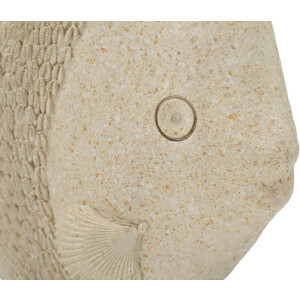 Figura decorativa PESCE SAND Mauro Ferretti 25,3x8,6x24,5 cm Beige