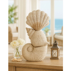 Figura decorativa CONCHIGLIA SAND 17,2x10x30,2 cm Mauro Ferretti