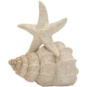 Figura decorativa marítima STELLA MARINA SAND 18x13x21,2 cm de Mauro Ferretti