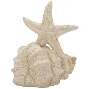 Figura decorativa marítima STELLA MARINA SAND 18x13x21,2 cm de Mauro Ferretti