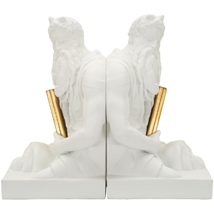 Set de soportes para libros Mauro Ferretti POSEIDONE 25,5x15x22,3 cm (2 unidades)