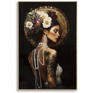 Cuadro de pared Persian Mauro Ferretti 62x92 cm tela lacada con marco