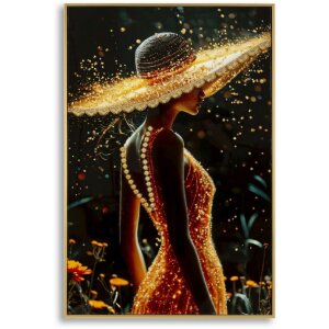 Pintura al óleo ILLUMY de Mauro Ferretti con marco 62x3,5x92 cm