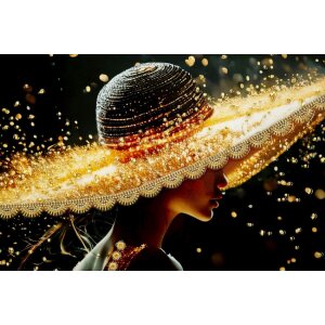 Pintura al óleo ILLUMY de Mauro Ferretti con marco 62x3,5x92 cm