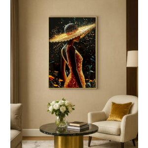 Pintura al óleo ILLUMY de Mauro Ferretti con marco 62x3,5x92 cm