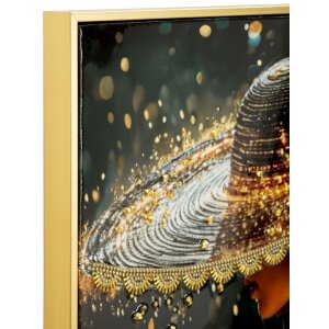 Pintura sobre tela ILLUMY Mauro Ferretti con marco 62x3,5x92 cm