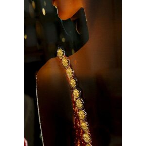 Pintura sobre tela ILLUMY Mauro Ferretti con marco 62x3,5x92 cm