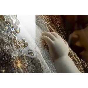 Pintura en lienzo MATERNITY de Mauro Ferretti con marco 60x3,5x90 cm